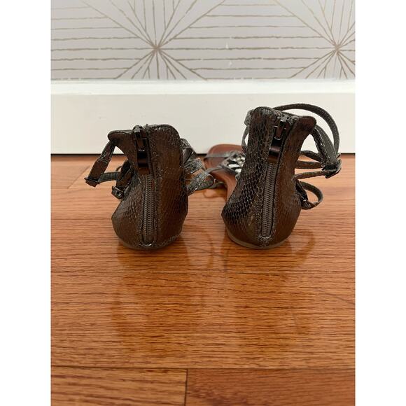 Boho beaded and sequins tribal sandals Monroe and Main sz 9.5 M shoes - Picture 4 of 6